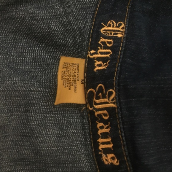 Vega. Jeans Denim Short Jumpsuit Sz M - Picture 8 of 8